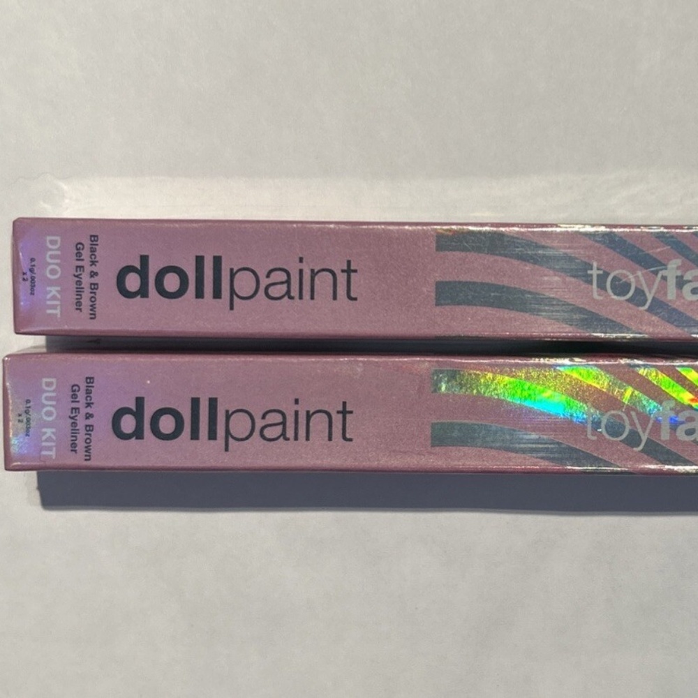 4x Toy Factory Doll Paint Black & Brown Gel Eyeliner Duo Kit Sealed NIB